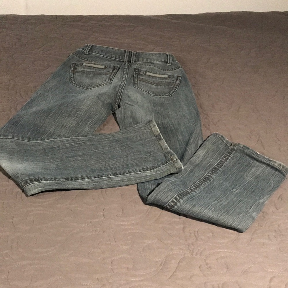 DKNY Jeans sz2 light wash distressed
